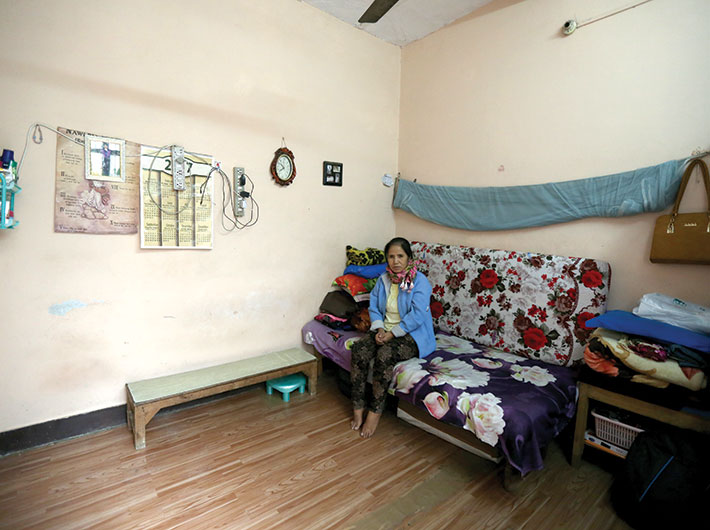 Two worries weigh on the mind of Ngun Sui Tinz, a widow: her 19-year-old daughter, who is away in Bhopal, studying theology, and her own serious liver condition, for which an immediate transplant is required. Living on the Rs.3,000 monthly that the UNHCR provides, she cannot even dream of paying the Rs.40 lakh the procedure will cost at a private hospital. Government hospitals will not perform the transplant on her, for she’s a refugee. Her daughter, too, requires some surgery, she says, but they can’t think of it now. “We are looked down upon as foreigners. There’s no happiness,” she says. “If we go back, we have no home or land there.”